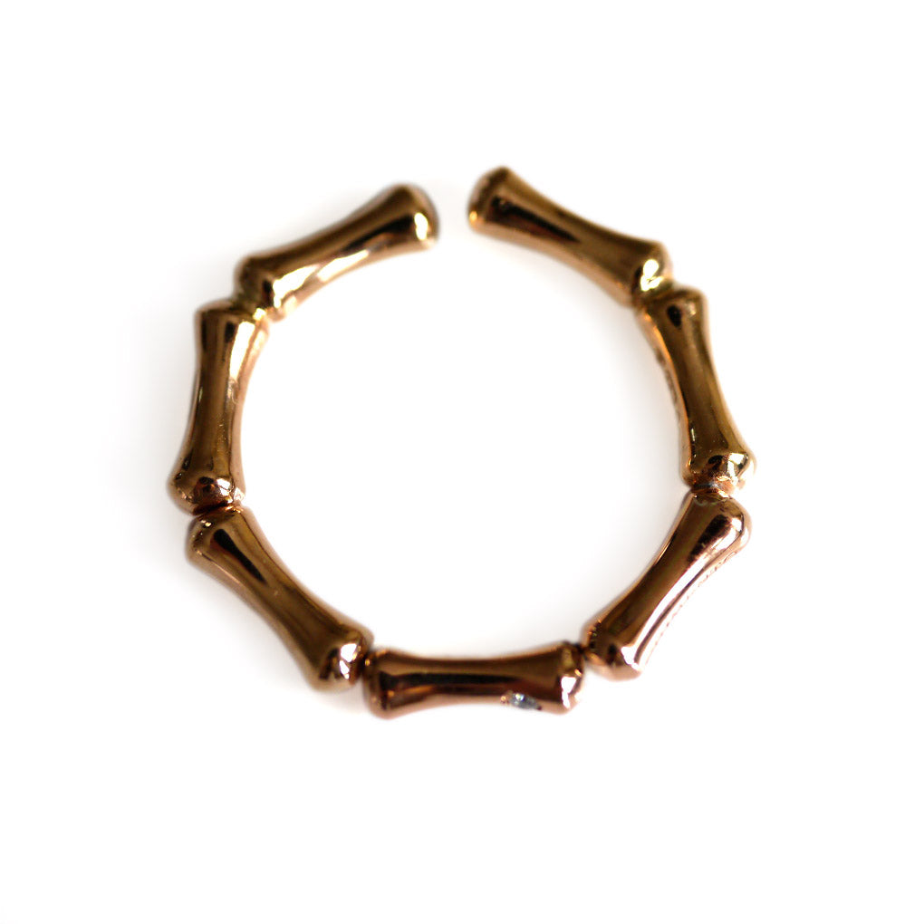 Chimento Diamond Bamboo Ring