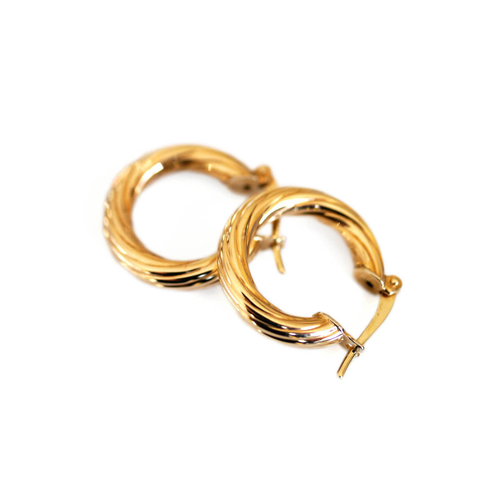 Teeny Tiny Twist Hoops