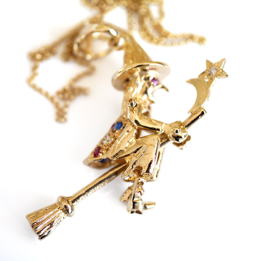 Artfully Articulated 1990s Witch (ITEM AT BLUEBIRD)