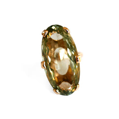 1960s Prasiolite Cocktail Ring