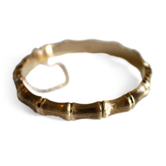 Vintage Gold Bamboo Bracelet 1965