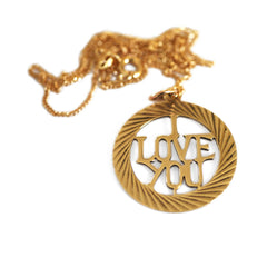 Georg Jensen I Love You Necklace 1971