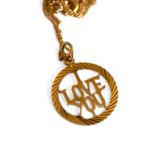 Georg Jensen I Love You Necklace 1971