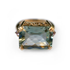 Vintage Prasiolite Ring