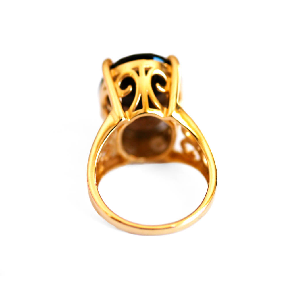 Enormous Smoky Quartz Cocktail Ring