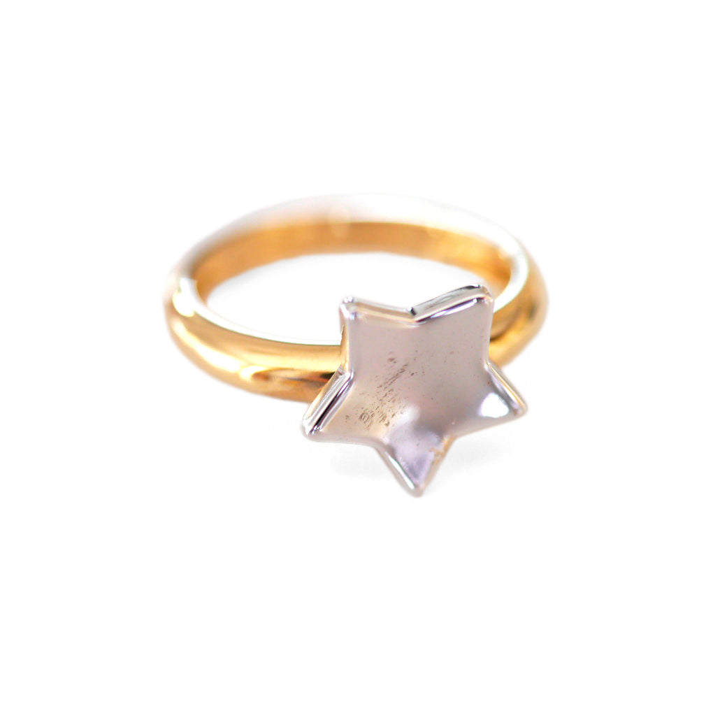 Cute Vintage Star Dress Ring