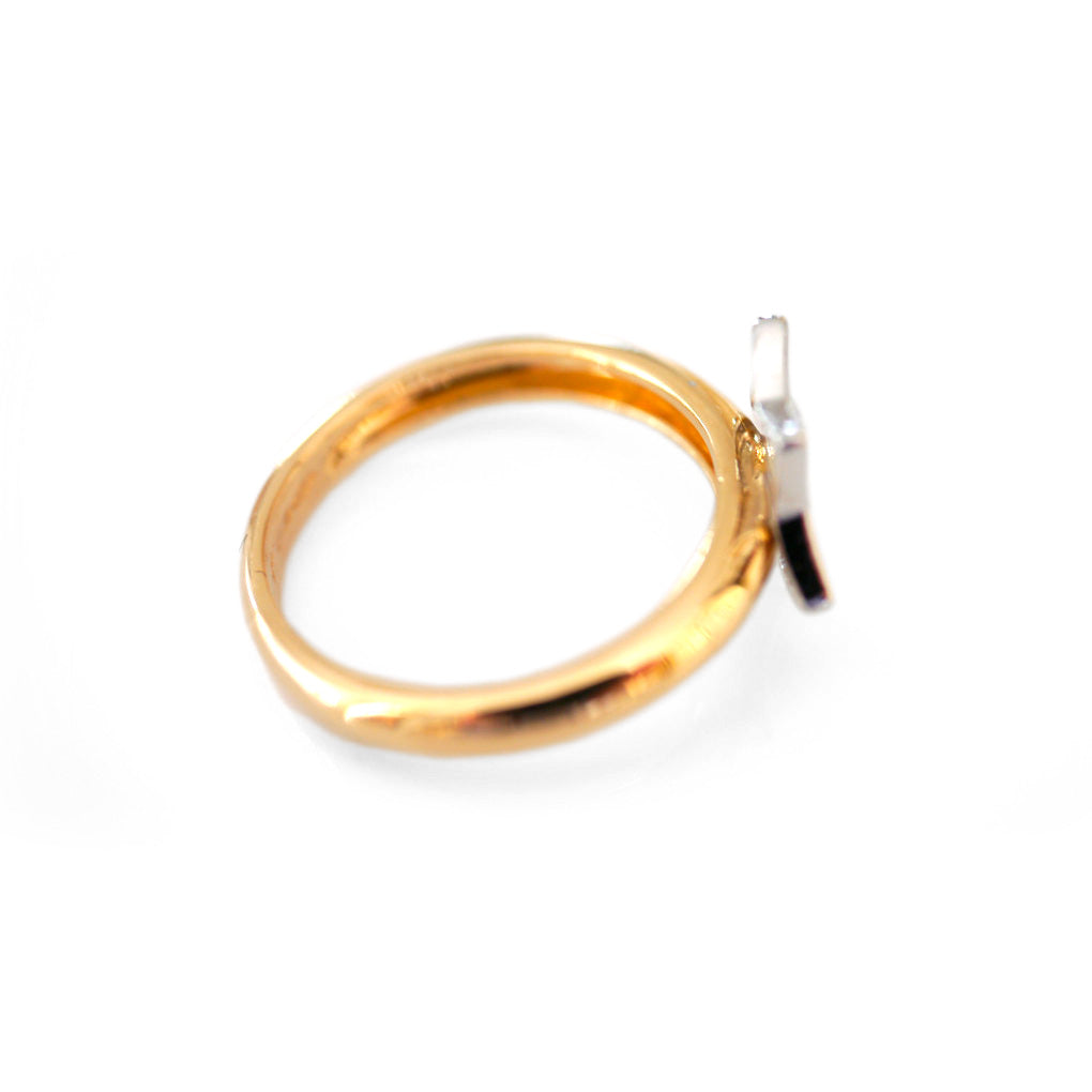 Cute Vintage Gold Star Ring
