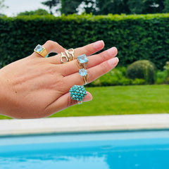 Gold Glorious Gold Stirrup Horsebit Ring