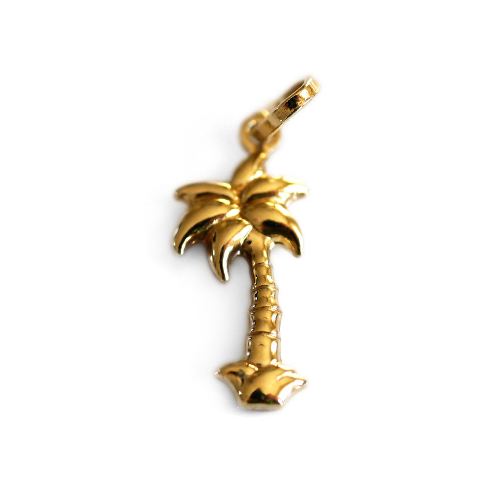 Gold Glorious Gold: Palm Tree Pendant