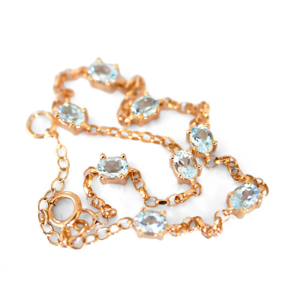 Blue Topaz Vintage Bracelet