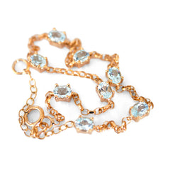 Blue Topaz Fine Bracelet