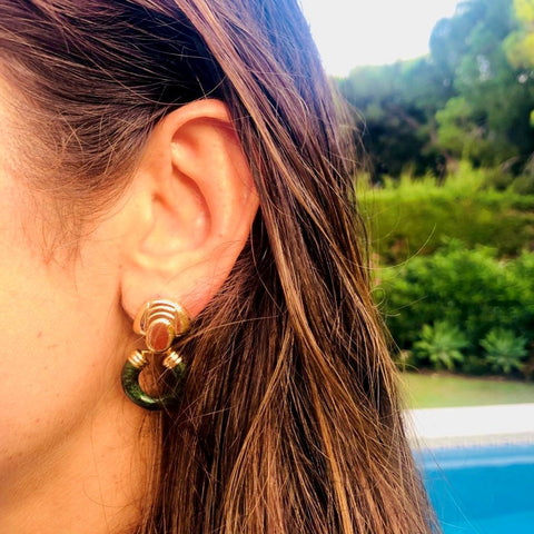Dolce Vita Enameled Earrings