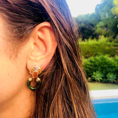 Dolce Vita Enameled Earrings