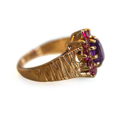 Amethyst & Pink Tourmaline Ring 1974