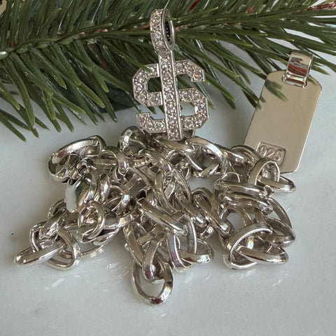 Silver Linings Chunky Linked Necklace