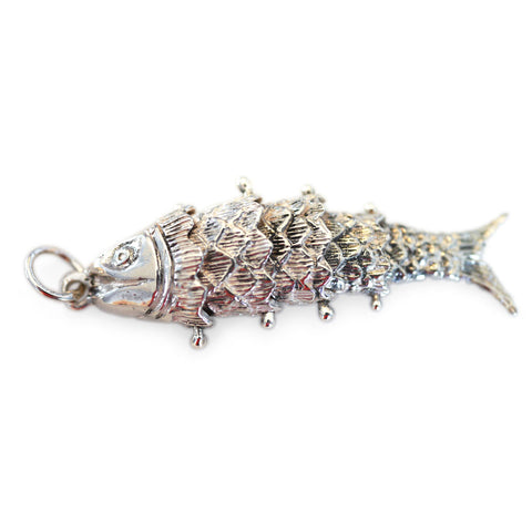 Silver Linings: Articulated Fish Necklace c.1970s