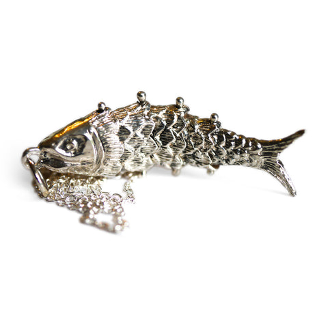 Silver Linings: Articulated Fish Necklace c.1970s