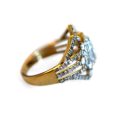 Diamond Latticed Statement Ring 2020 (Over 2 Carats)