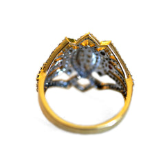 Diamond Latticed Statement Ring 2020 (Over 2 Carats)