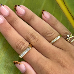 Diamond Solitaire Twine Ring