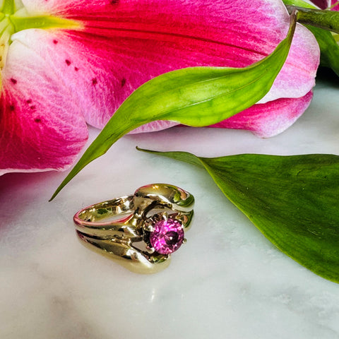 Pink Tourmaline Popping Ring 1993