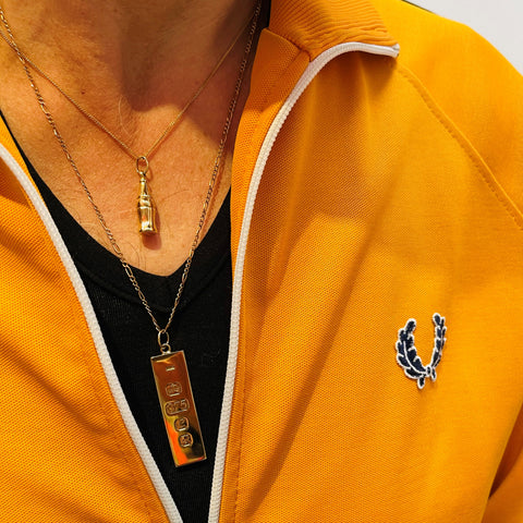 Gold Glorious Gold: 1977 Ingot Pendant