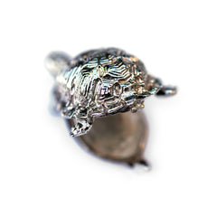 Silver Linings: Silver Articulated Tortoise Pill Box 1986