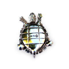 Silver Linings: Silver Articulated Tortoise Pill Box 1986