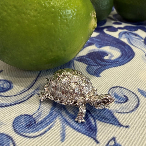 Silver Linings: Silver Articulated Tortoise Pill Box 1986