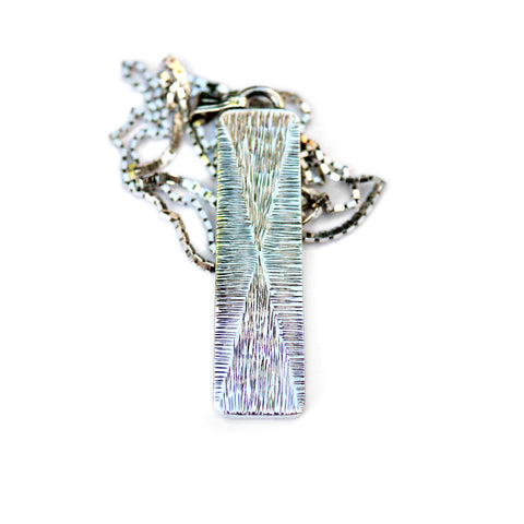 Silver Linings: Barked Ingot Necklace 1977