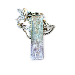 Silver Linings: Barked Ingot Necklace 1977