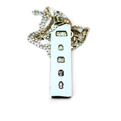 Silver Linings: Barked Ingot Necklace 1977