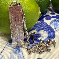 Silver Linings: Barked Ingot Necklace 1977
