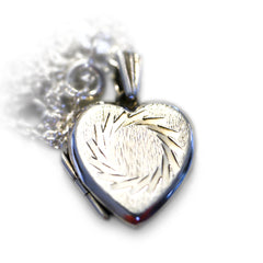 Silver Linings: Heart Locket Necklace 1975