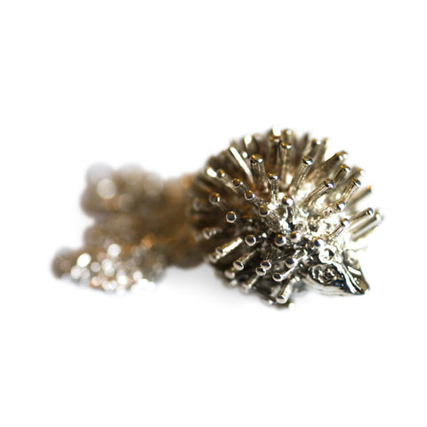 Silver Linings: Medium Hedgehog Necklace