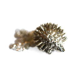 Silver Linings: Medium Hedgehog Necklace