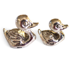 Silver Linings: Duck & Duckling Duo Sterling Silver Objet De Vertu 1969