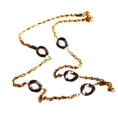 Gold Glorious Gold: Bi Coloured Link Necklace