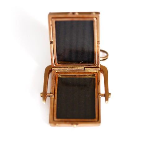Vintage Lucky Locket Spinner Pendant