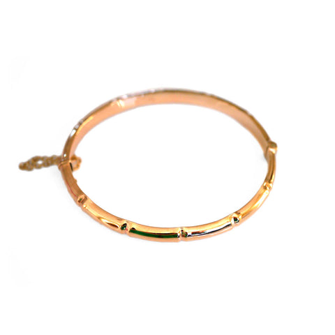 Gold Glorious Gold: Bamboo Bracelet 1965