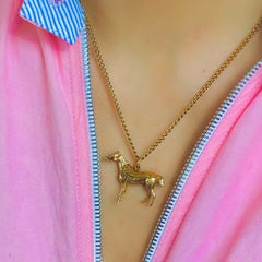 Gold Glorious Gold: 1970s Horse Necklace