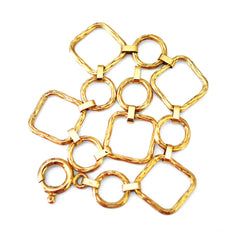 Gold Glorious Gold: Modernist Gold Bracelet