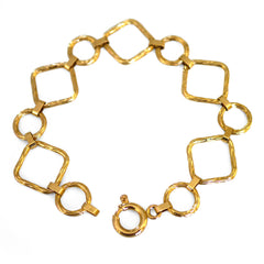 Gold Glorious Gold: Modernist Gold Bracelet