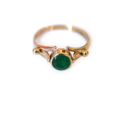 Emerald Dolly Dress Ring 1981