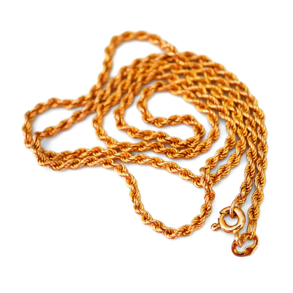 Gold Glorious Gold Rope Necklace