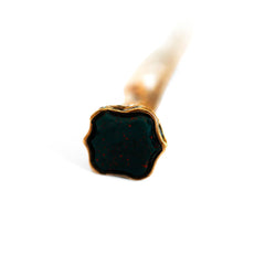 Edwardian Bloodstone Retractable Pencil photographed on a white background