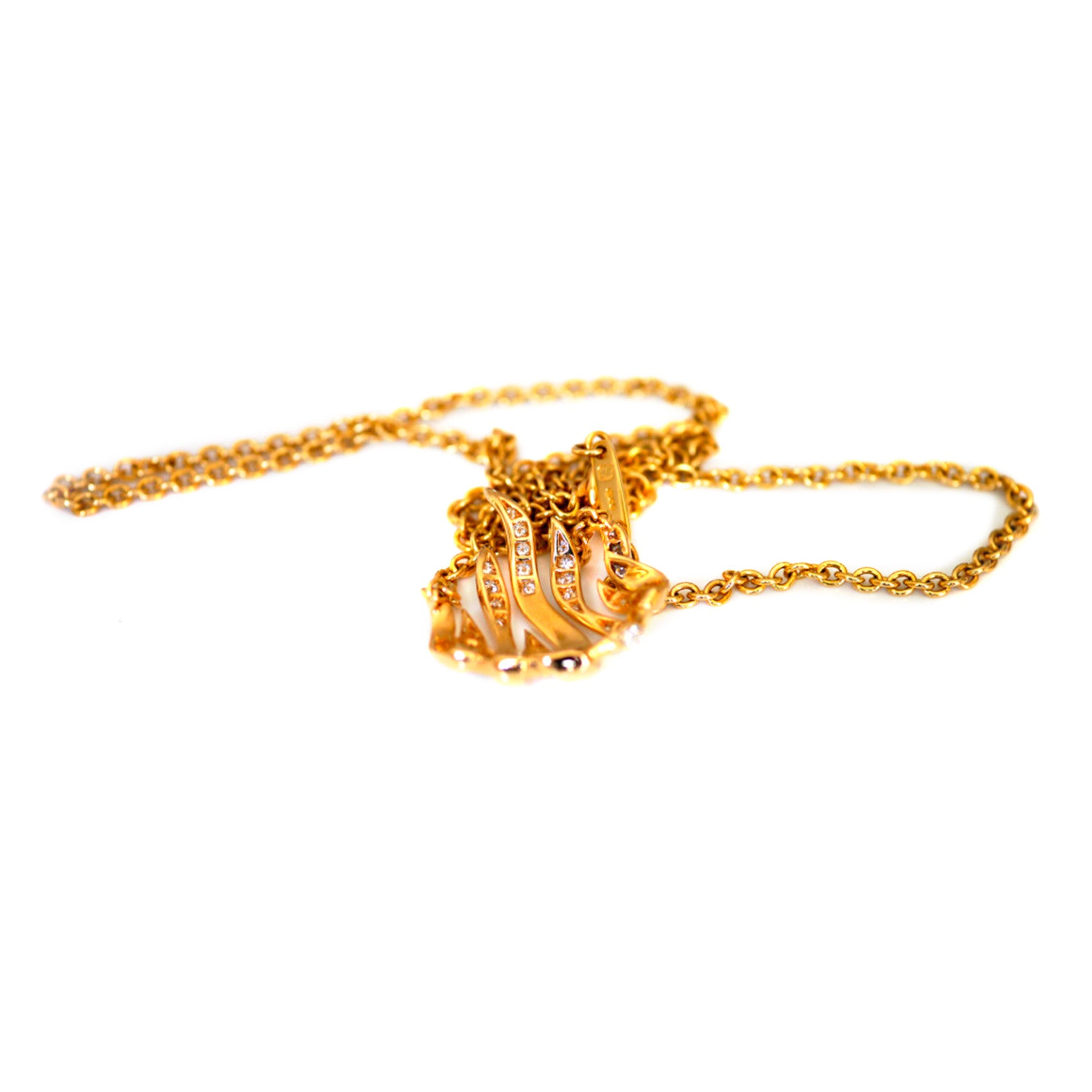 Fire of London Garrard Diamond Vintage Necklace