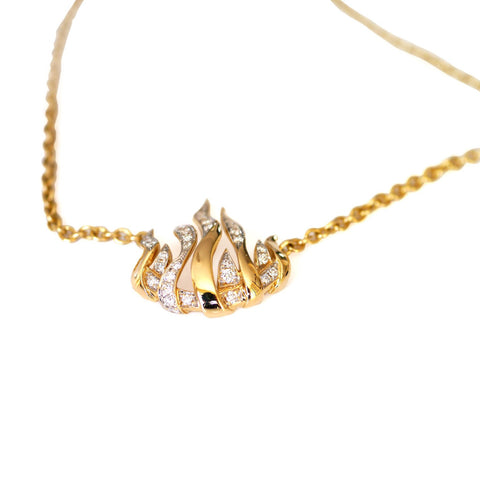 Garrard Vintage Fire of London Diamond Necklace