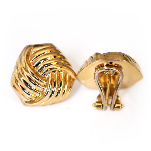 Gold Glorious Gold: Knot Earrings