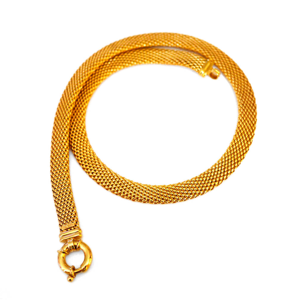 Gold Glorious Gold Mesh Necklace